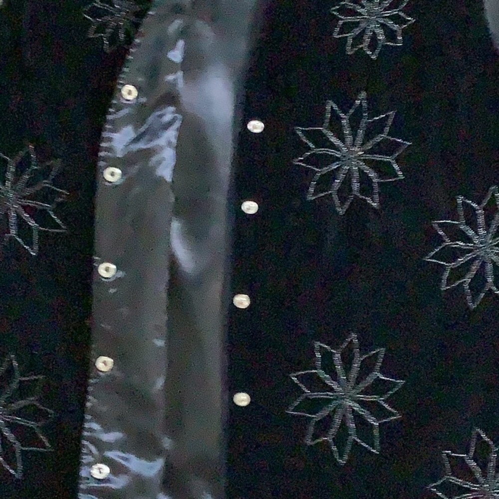 Womens velvet and and satin vest.